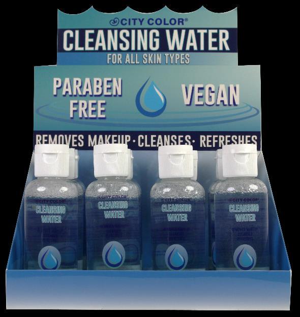24 pieces per inner Cleansing Water (F-0097) Easily remove makeup and refresh the skin with the Cleansing Water.