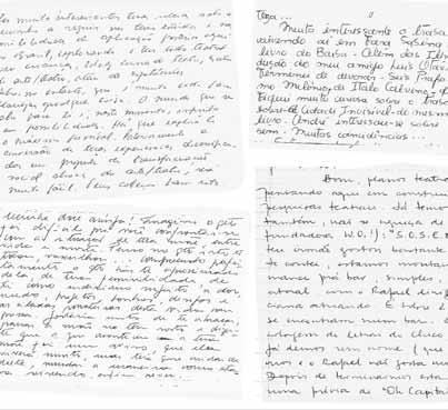 Theatre Women Letters - Marisa Naspolini letter in his whole life. It seems this practice remains in the past. The act of writing a letter has become a remembrance.