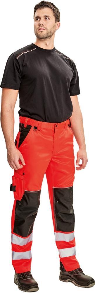 Trouser KNOXFIELD HI-VIS CERVA Material: 80% polyester, 20% cotton, 290 g/m². Hi-Vis work trouser with elasticated waist band.