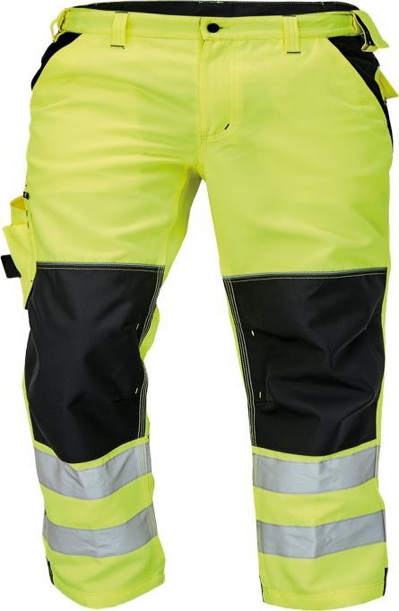 Waist loop for tools in contrasting colours. Reinforced knee pockets with openings for insert knee pads. Possibility for extra length of 5 cm.