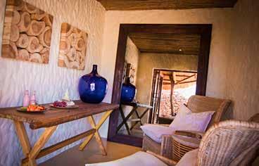 Spa welcome lounge Couples treatment room Tswalu Kalahari Spa is a combination of sensual spaces, which combine to create an