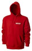 Male and female options Grey or Red Hooded jumper Castrol logo embroidered left chest 100%