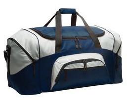 Pads and Bags! 8 Port & Company - Colorblock Sport Duffel #BG99 Our best-selling, budget-friendly duffel sized for the gym or weekend getaways.