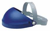 Ratchet Headgear/ W96 Clear Propionate Faceshield 82783-00000 H8A Deluxe Ratchet Headgear/ WP96 Clear Polycarbonate Faceshield *Protective eyewear should be worn under faceshields at all times.