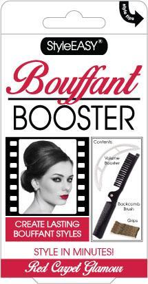 The Bouffant Booster gives you that timeless, elegant red carpet look in a matter of minutes.