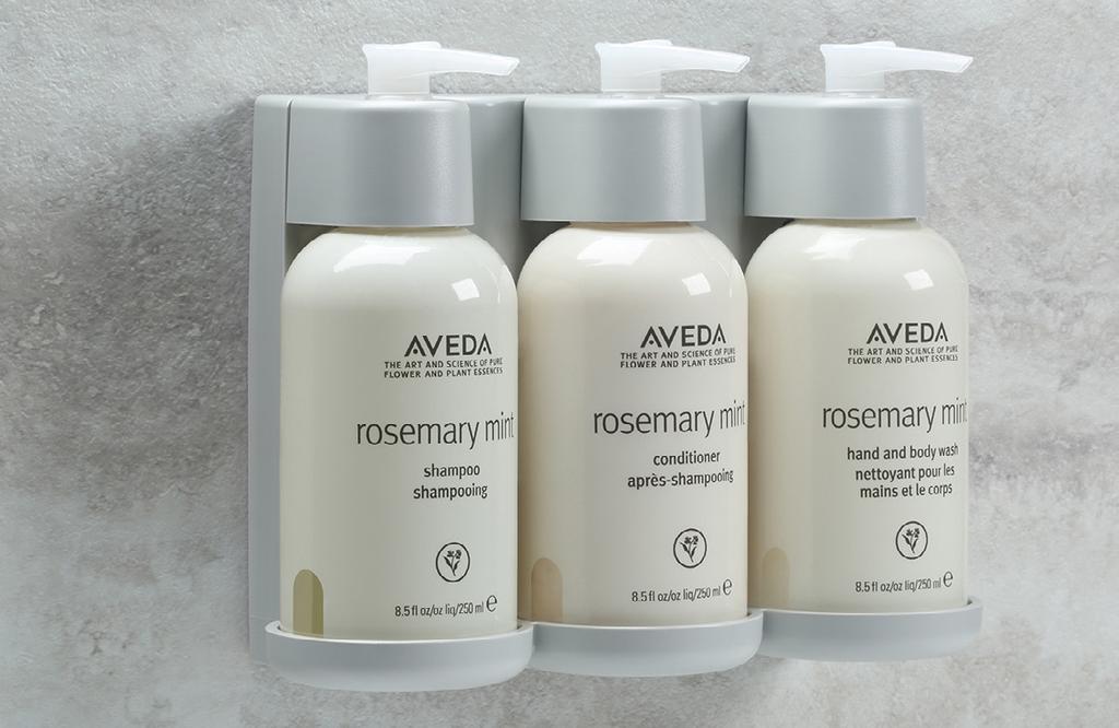 Taking care of guests while taking care of the environment. Aveda is a brand built on environmental responsibility.