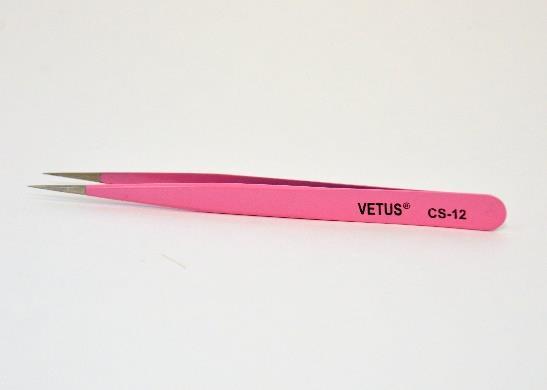 VETUS Pink Tweezer CS12 Straight MLA1019 The same quality
