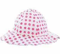 L (12-24m), XL (24-36m) SB 413 baby sun hat - pink floral brocade S