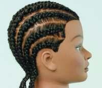 underhand or overhand stitch, and can be used with all hair textures in a variety of ways. Cornrows are narrow rows of visible braids that lie close to the scalp.