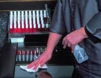 Sanitation Process Prior to a giving a manicure, all salon implements and tools must be sanitized and disinfected according to proper procedures listed above.