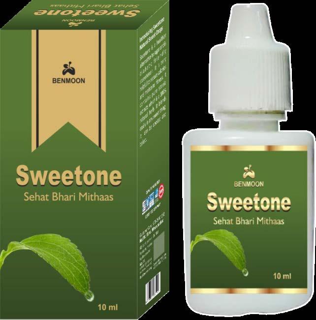 Sehat Bhari Mithaas Introducing Sweetone Natural Sweet Drops.