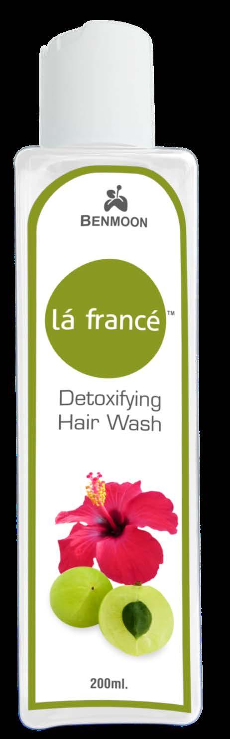 La France TM Detoxifying Hair Wash La France Nourishing Hair Wash helps replenish nutrients, fortify the internal structure of damaged hair and give it a