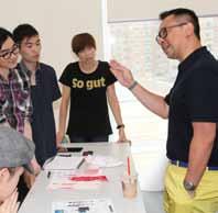Day race meeting on November 3rd. Cheng is the creative consultant of the fashion show event and his HKDI workshop was a master class in couture design.
