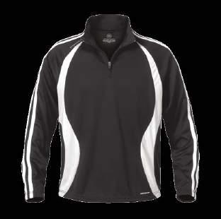 00 ( ) STORMTECH H2X-DRY TRAINING 1/4 ZIP PULLOVER SAT200 SAT200Y Powerful, moisture-wicking H2X-DRY training pullover features stylish, vertical contrast mesh panels for breathability and raglan