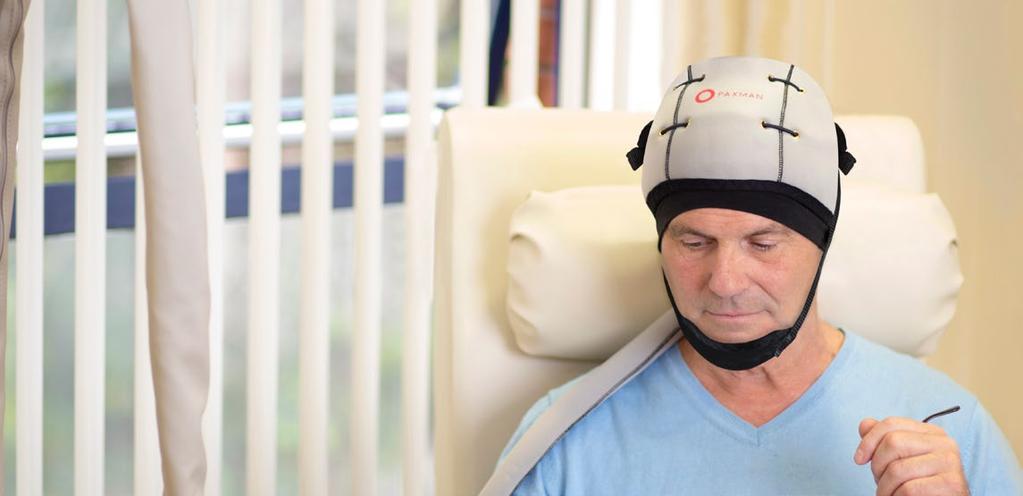 What can I expect from using the Paxman system? Tolerance of the cold feeling experienced whilst having scalp cooling treatment varies widely from one patient to the next.