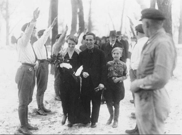 Marriage of Joseph Goebbels.