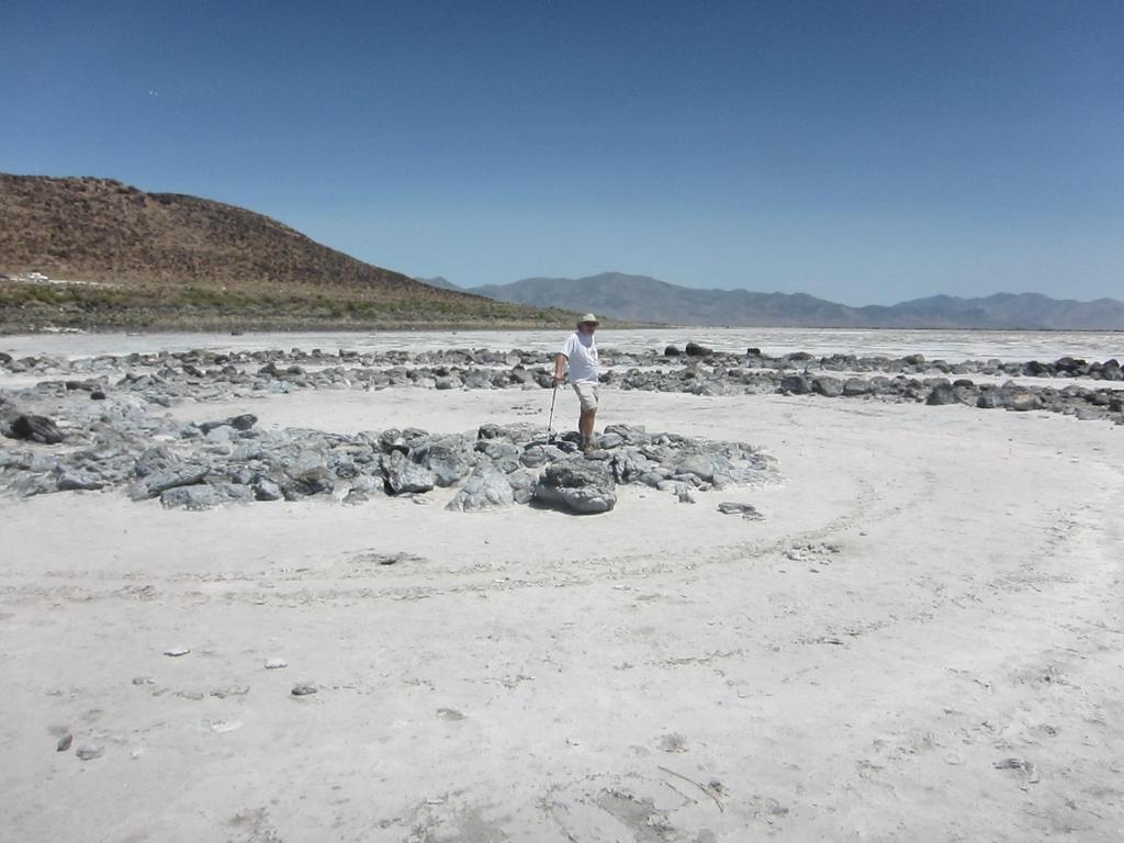 From that gyrating space emerged the possibility of the Spiral Jetty.