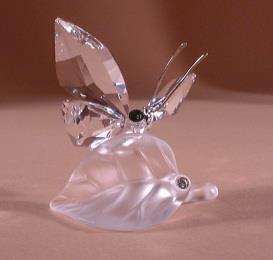 Product Name Butterfly on a leaf Swarovski