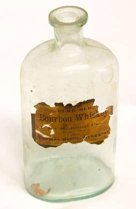 The mold shaped the bottle, and also embossed the glass with C. Jillson s Compound Vegetable Syrup, Woonsocket. R. I.