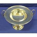 George III silver topped glass confiture jar with domed top, by Robert & Samuel
