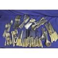 1. Assorted lot of cutlery in box 20-40