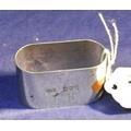 Pair of silver ashtrays 102. Set of 6 George VI Sheffield silver coffee spoons dated 1947 20-40 96.