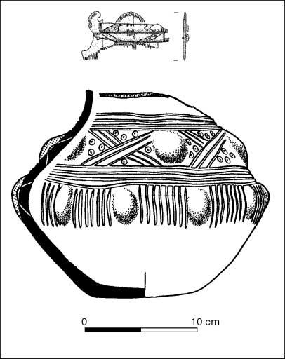 96 Howard Williams Fig. 3 Burial 52 from Newark, Nottinghamshire. Redrawn after Kinsley (1989), p. 114.