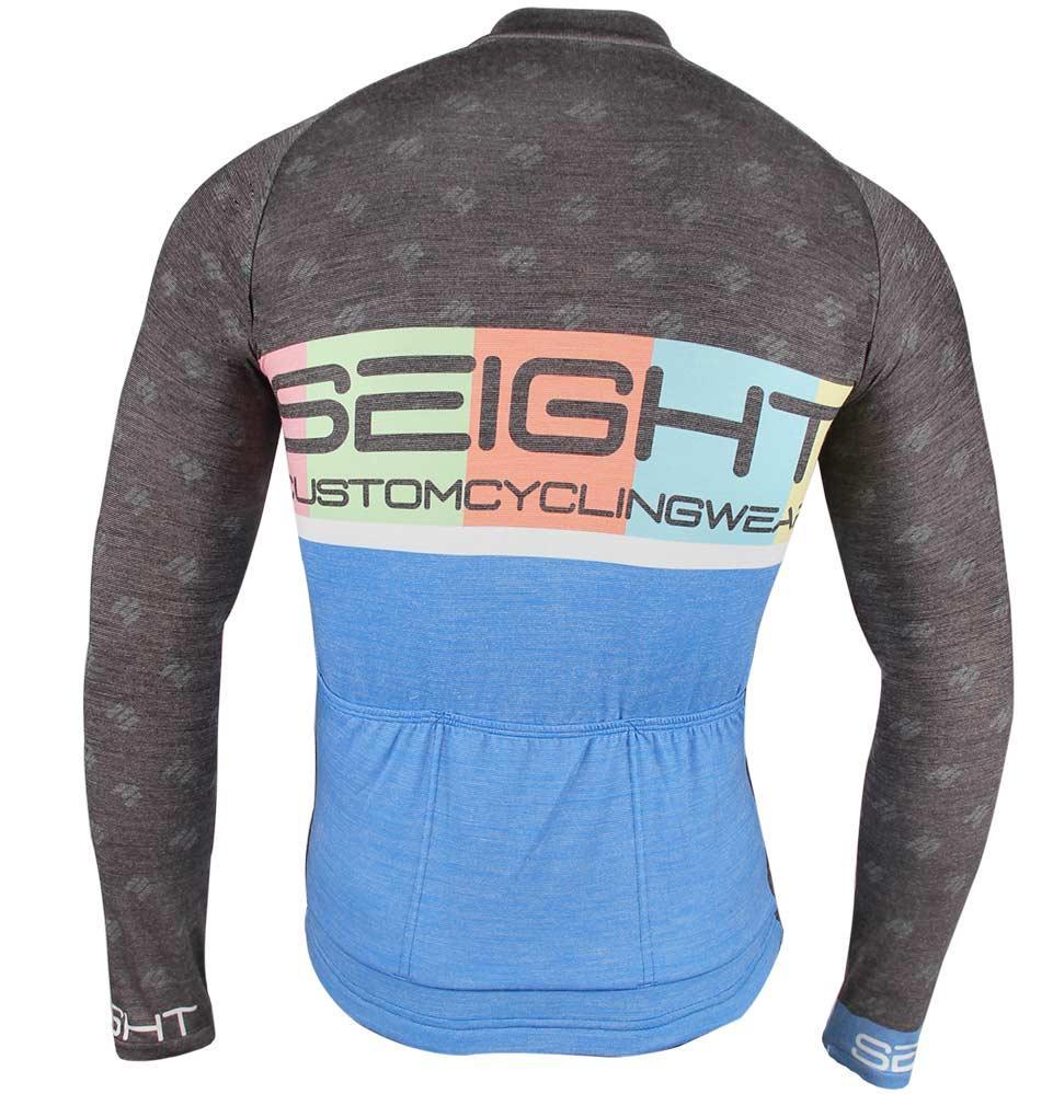 Elite Long Sleeve Jersey This high quality and performance oriented Seight Elite Long Sleeve Jersey features two lightweight, stretchable, and breathable fabrics from Italy.
