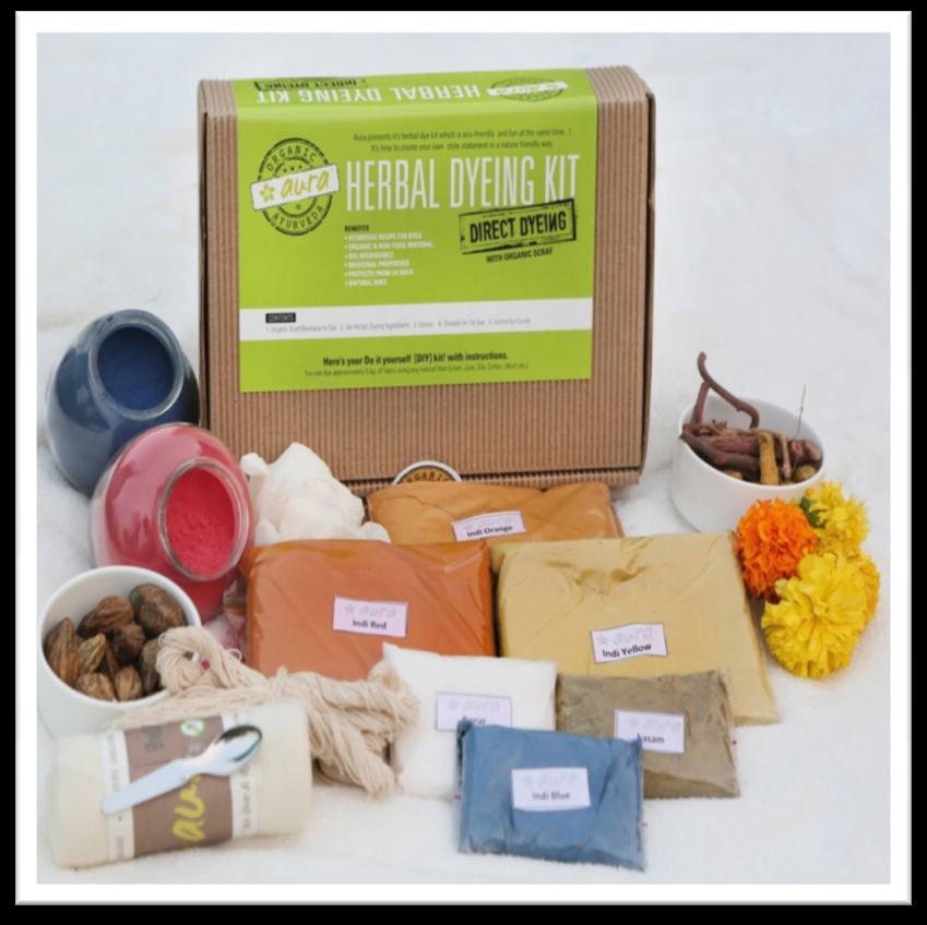 This DIY kit is a great way to express your love for art and nature, all in a compact box! The colours within were taken from herbs which are great for your skin and even better for the environment.