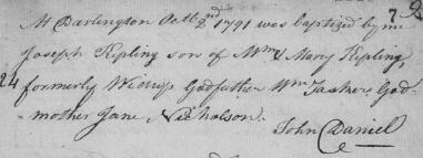 This William had brothers John, Joseph and Thomas. But what took him from Bowes to Haughton?
