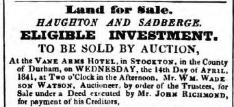 1841 Sadberge York Herald -