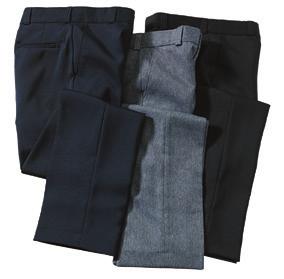 zipper, two front and back pockets, rubberized waistband Tall sizes available 100% Polyester, 6.2 oz.