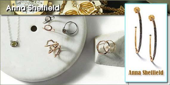 Anna Sheffield 47 Orchard Street Bridal jewelry with a contemporary twist - literally, as some gemstones are