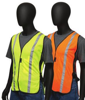 GENERAL USE VESTS 4700 /470 Hi-Viz General Use Safety Vest - Adjustable straps at waist -