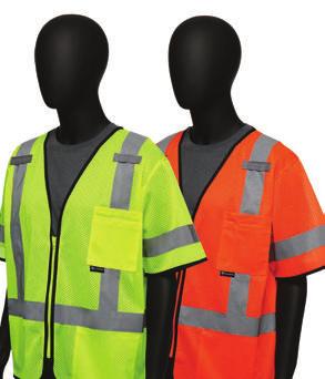 ANSI CLASS VESTS 4700 /470 Hi-Viz Economy Safety Vest - 2 Interior oversized pockets -