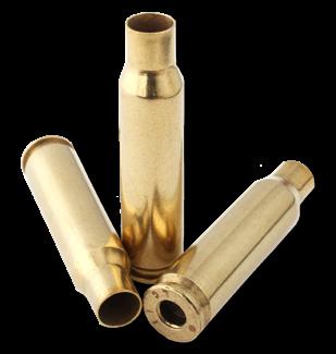 In addition to reforming the brass cartridges, Top Brass also trims the top portion of the case (around the mouth) to return the case to its correct length.