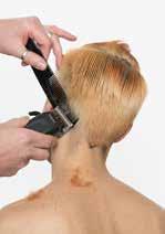 clipper-over-comb technique to cut the