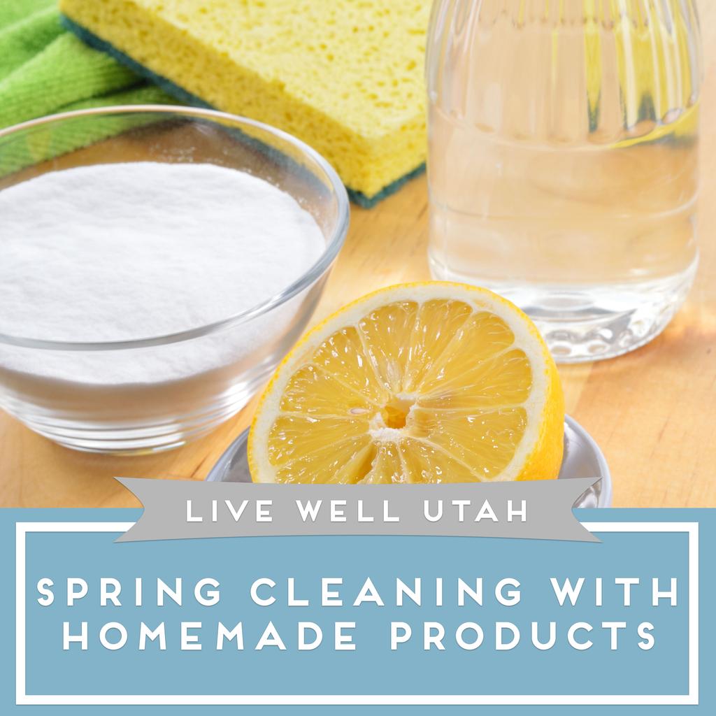 Spring Cleaning with Homemade Products Try these DIY cleaning products to get your home sparkling clean this spring.