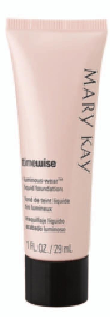TimeWise Matte-Wear Liquid Foundation Special microspheres work all day to absorb oil and control shine without a heavy makeup look or feel.