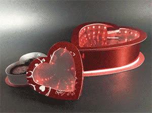 Infinity Mirror Valentine's Candy Box Created by