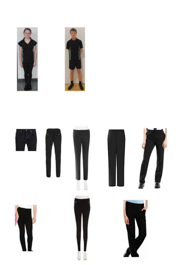 PE Kit for Girls and Boys Trousers These trousers are not approved The compulsory PE kit must be bought from our approved supplier (see website for Vortex order form).