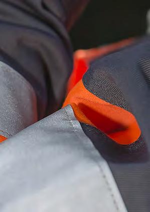 The width of the range is limited to a trouser, a bib & brace and a jacket, available in HiVis Orange.