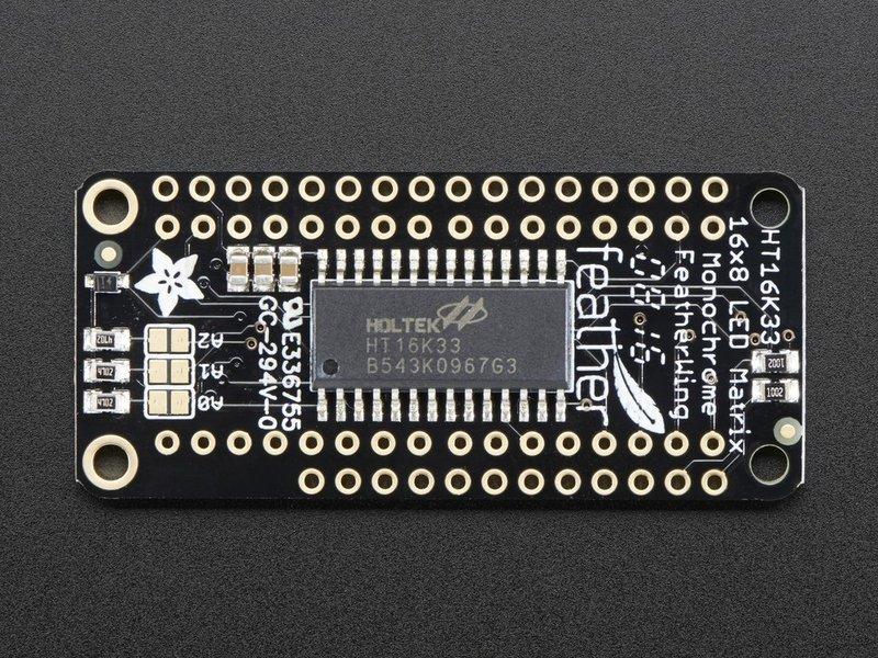 the multiplexing work for you, and is controlled over the two I2C pins.