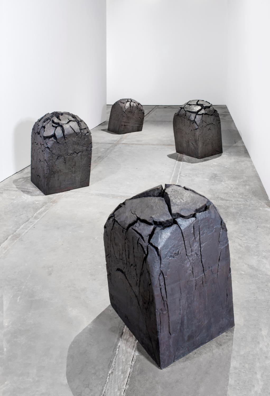 forged and cast iron sculpture, the show highlights iron-inspired photography, video, charred drawings and mixed media installations, including experimental bodies of work in materials newly utilized
