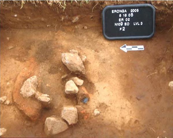 While all four excavated burials were in a poor state of preservation, three were preserved well enough to identify the anatomical position of the remains.