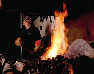 Blacksmith Artist Forges Bond with Apprentice Reprinted from the Charleston Gazette-Mail Sunday, January 4, 2015 ~Judy E. Hamilton, Staff writer photography: Tyler Evert Jeff Fetty SPENCER, W.Va.