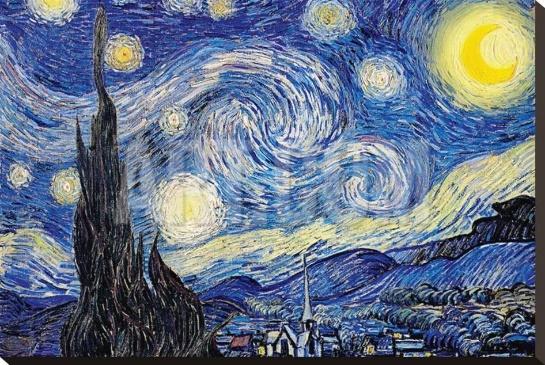 The Starry Night is a painting by the Dutch painter Vincent van Gogh. It is an oil on canvas and is regarded as one of the finest works of this painter.