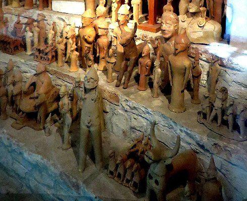 Figurines deposited in the sanctuary of Ayia Irini.