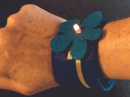 No-Sew LED Wristband Created by Kathy