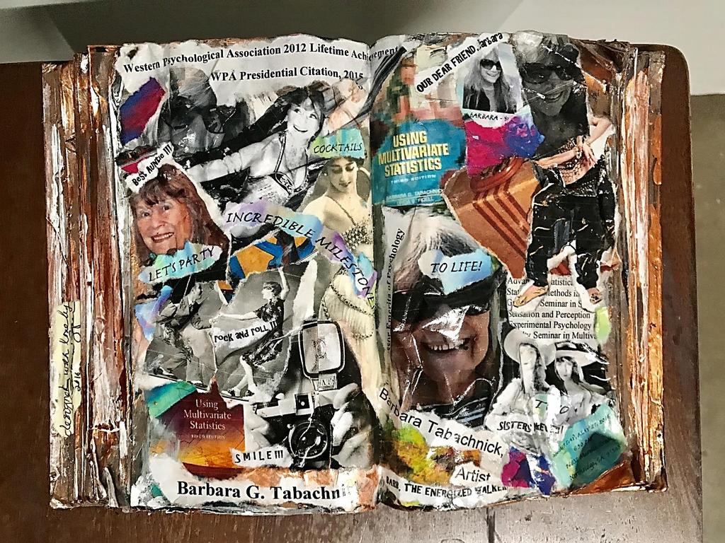 ALTERED BOOKS AS FINE ART WORKSHOP Saturday, June 17, 2017 10AM 4PM by Barbara Zager-Mathis at the SFVACC 18312 Oxnard St, Tarzana, CA 91356 Barbara shows you how to prepare a book as a substrate